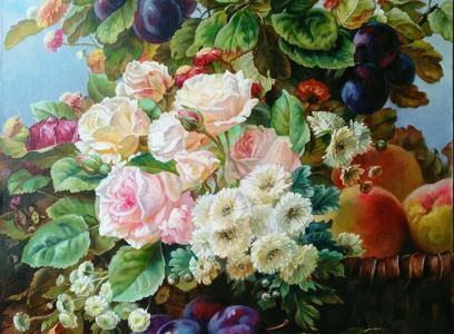 Копия картины маслом Жан-Батист Роби на заказ в СПб