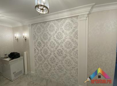 Тонировка барельефа серебряной патинойна заказ