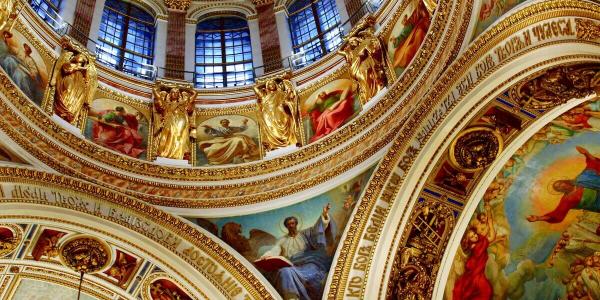 Роспись стен в храме: фото и примеры