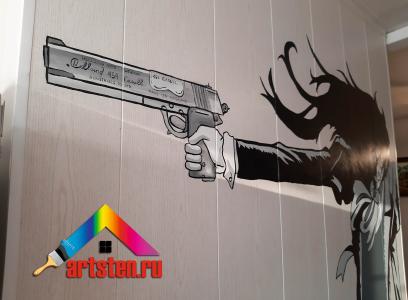 Роспись стен Ван Хельсинг в СПб