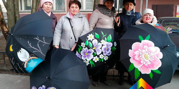 Мастер-класс по росписи зонтов в СПб