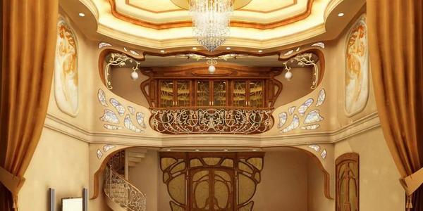 Стиль модерн в интерьере: фото и примеры